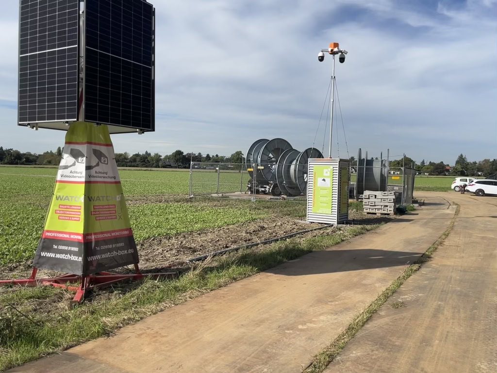 Baustellenüberwachung mithilfe einer WatchBox Solar
