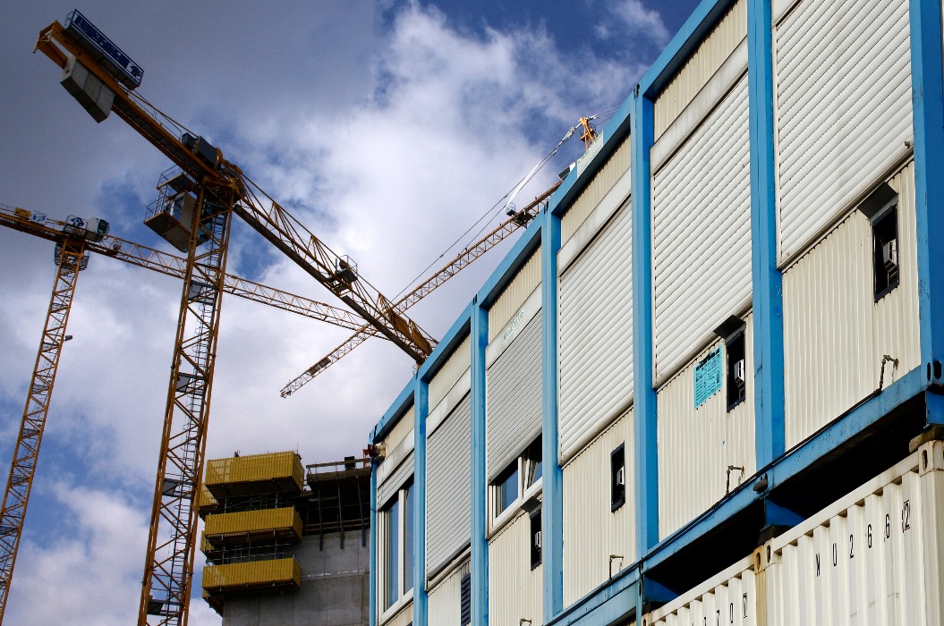 bau bürocontainer großbaustelle